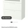 Ikea brimnes chest of 3 drawer Image 2