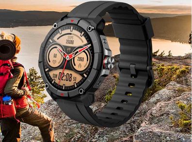 GPS Compass Healthy Smart Watch Calling Function