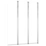 Bath Enclosures 2 pcs 104x130 cm Tempered Glass Transparent Image 6