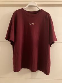 Nike burgundy ladies t-shirt