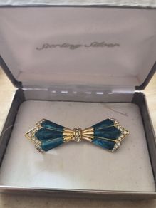 Vintage Costume Brooch Collection - Elegant Retro Pins 5 Pieces