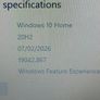 PackardBell 15.6 inch Laptop, Intel Celeron CPU N2820, 2.13GHz, 4GB Ram, 300GB HDD, Windows 10, Microsoft Edge, chrome and VLC Image 6