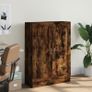 Book Cabinet Smoked Oak 82.5x30.5x115 cm Image 3