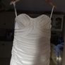 Size 12 White Wedding Dress & veil Image 8