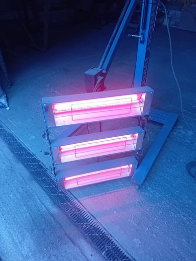 Car paint infrared cureing lamp