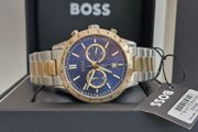 BOSS Men's Allure (44mm) Blue Dial / Two-Tone Stainless Steel Bracelet  1514163