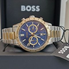 BOSS Men's Allure (44mm) Blue Dial / Two-Tone Stainless Steel Bracelet  1514163