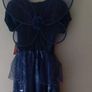 girls Halloween Dark  Fairy. costume aged 9-10 Image 5