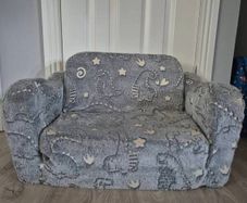 Kids Sofa / Couch turns into Toddler Day Bed