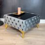 Coffee table with glass Image 2