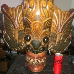 Very large sacred wood wall decor