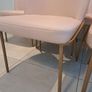 THAT'S LIVING faux leather dining chairs X 6 -- soft pink Image 2