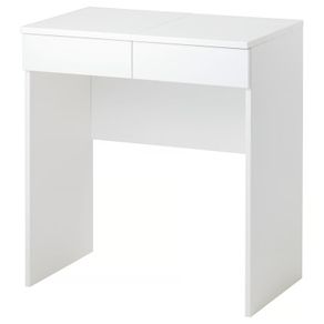 IKEA BRIMNES Dressing Table with Built-in Mirror - White