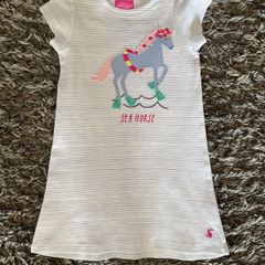 Joules seahorse dress age 5