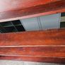Large wooden wall mounted bookshelf Image 4