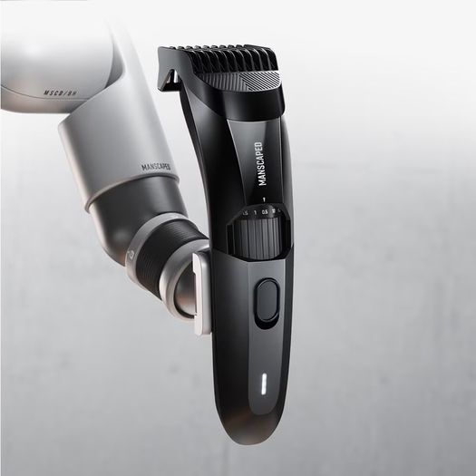 MANSCAPED The Beard Hedger Premium Men's Beard Trimmer, 20 Length Adjustable Blade Wheel, Stainless Steel T-Blade for Precision Facial Hair Trimming, Cordless Waterproof Wet/Dry Clipper