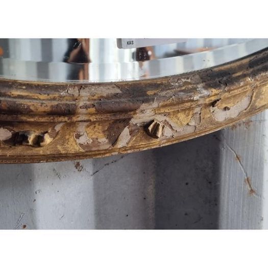 Gilt Oval Mirror KAS1348