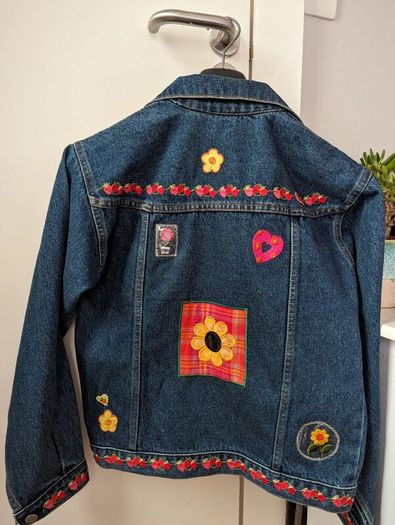 Avoca denim patchwork jacket