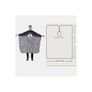 Barber Hiaircut Cape - Barber Design Logo Hair apron, RETRO STYLE - FREE DELIVERY Image 2