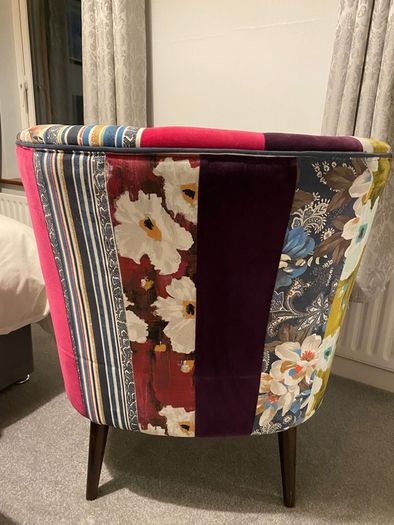Signature patchwork armchair Price Drop