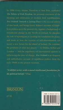 Free Ireland: Towards a Lasting Peace - Gerry Adams