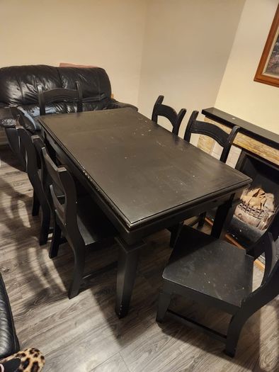Dinning table and chairs