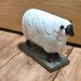 Sheep / Lamb Ornament Folk Art Sculptured Rustic Image 3