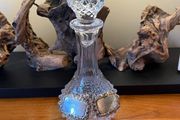 Antique Pair of Silverplate Decanter Labels