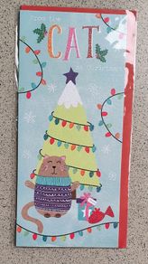 New - A Really Cute Christmas Card - Cat Lovers