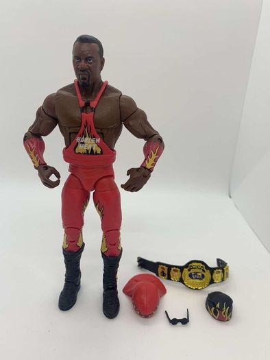 wwe elite series 46 Harlem Heat Booker T & Stevie Ray action figures