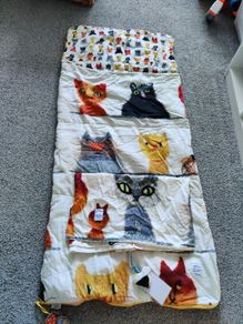 Toddler sleeping bag, bed in a bag