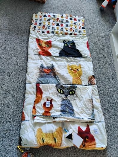 Toddler sleeping bag, bed in a bag