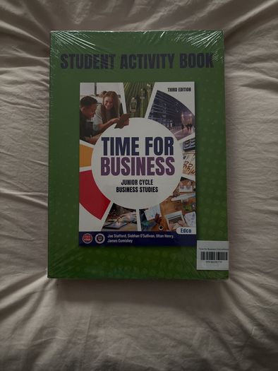 Time for Business Junior Cycle Text book and activity book brand new
