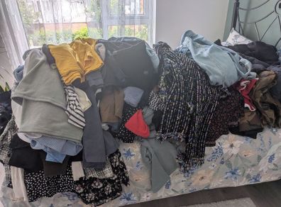 Bundle of Second-Hand Clothes