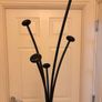 Black metal coat stand Image 2