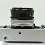 Canon AE-1 Silver/ Chrome 35mm SLR Film Camera with fast Canon FD 50mm f1. 8 FDn, Recently FULLY SERVICED and in Good Condition. Image 5