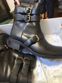 la Redoute high ankle biker style boots