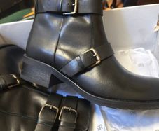 la Redoute high ankle biker style boots