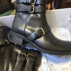 la Redoute high ankle biker style boots
