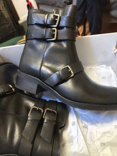 la Redoute high ankle biker style boots