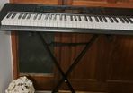 Casio keyboard with stand