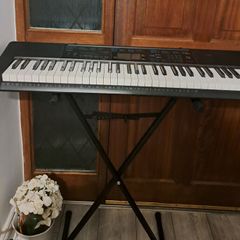 Casio keyboard with stand