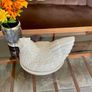 Vintage Mid Sized Cream Ceramic Hen on Nest Egg Keeper Storage Jar Image 7
