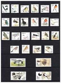 2002-04 Ireland Tenth Definitive Stamp Series Birds Mint Never Hinged (MNH)