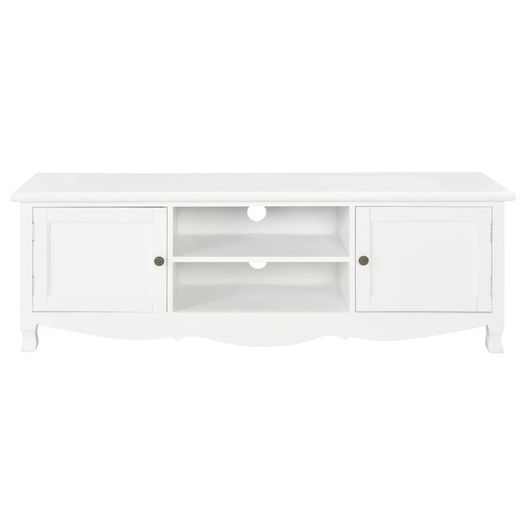 TV Cabinet White 120x30x40 cm Wood