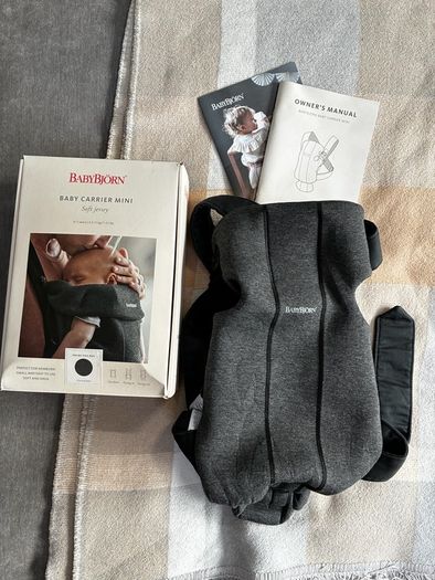babybjorn baby carrier mini charcoal grey