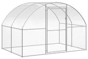 Outdoor Chicken Coop 3x2x2 m Galvanised Steel
