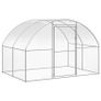 Outdoor Chicken Coop 3x2x2 m Galvanised Steel Image 4