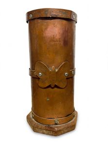 Victorian period Arts and crafts copper vase