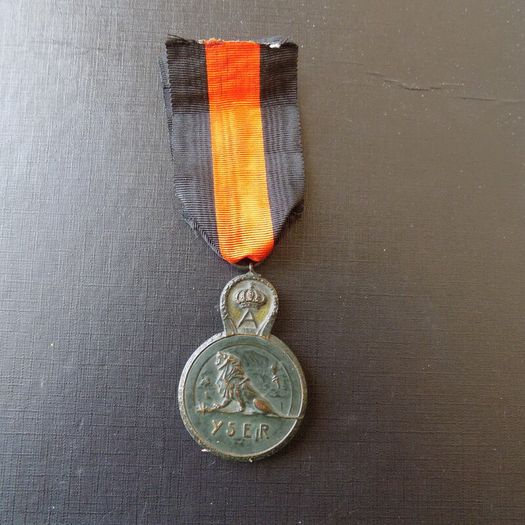 Belgium 1914.Battle of Ypre.Service Medal.
